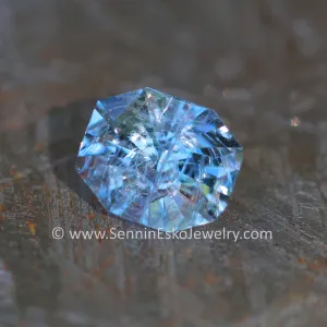 0.98ct Blue/Lilac & Gray Umba Sapphire Octagon, 6.2x5.1mm