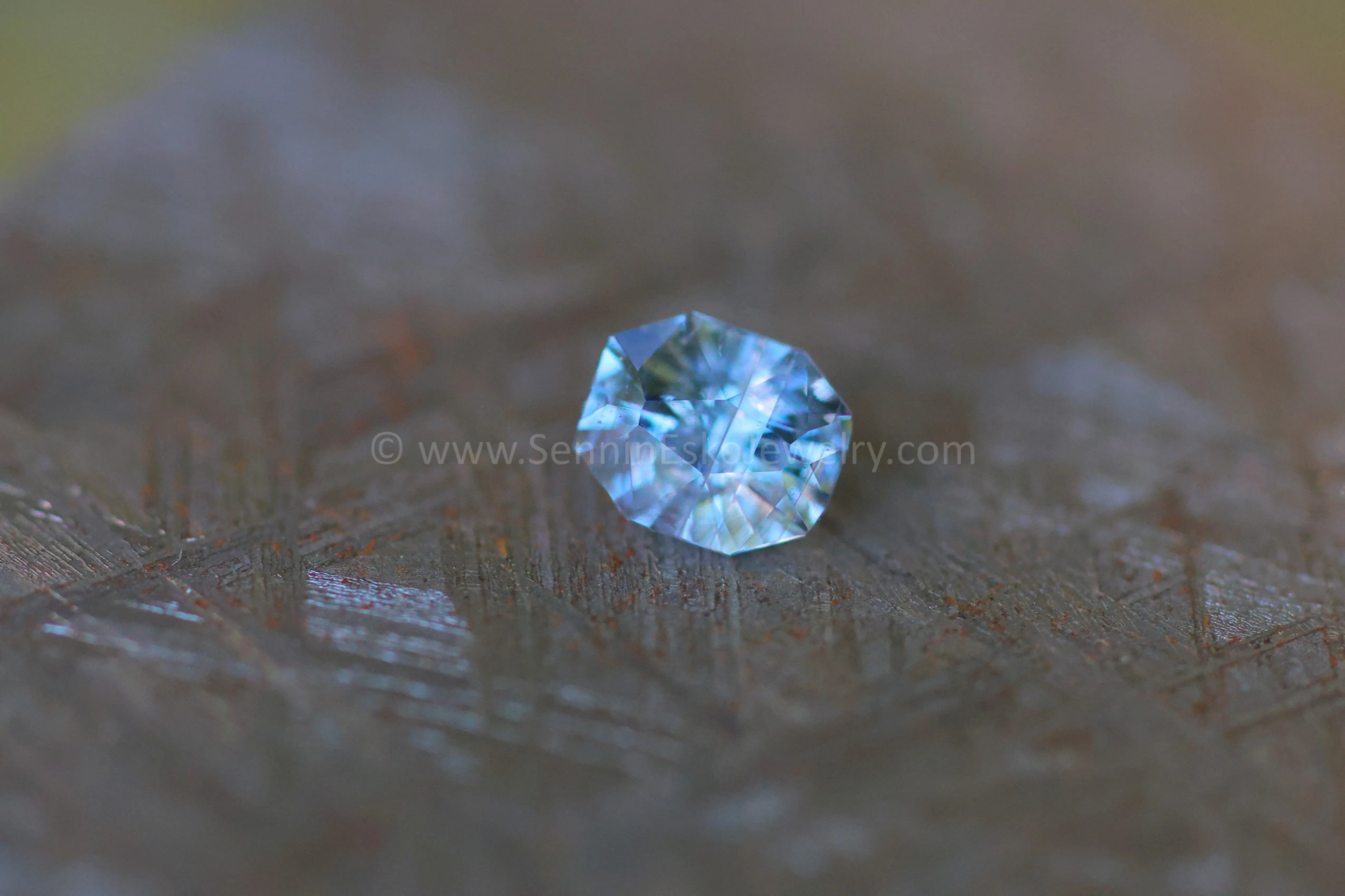 0.98ct Blue/Lilac & Gray Umba Sapphire Octagon, 6.2x5.1mm