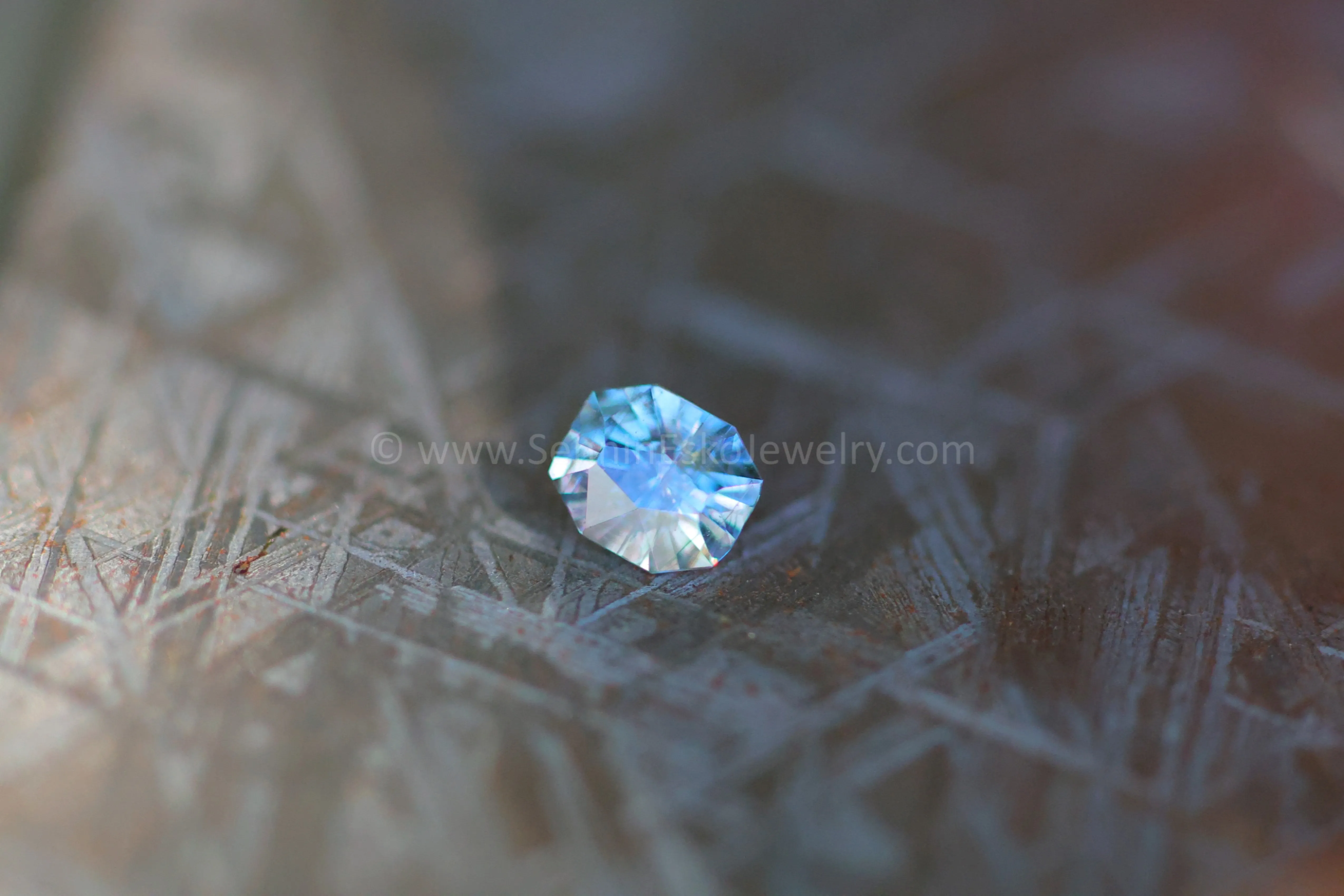 0.98ct Blue/Lilac & Gray Umba Sapphire Octagon, 6.2x5.1mm