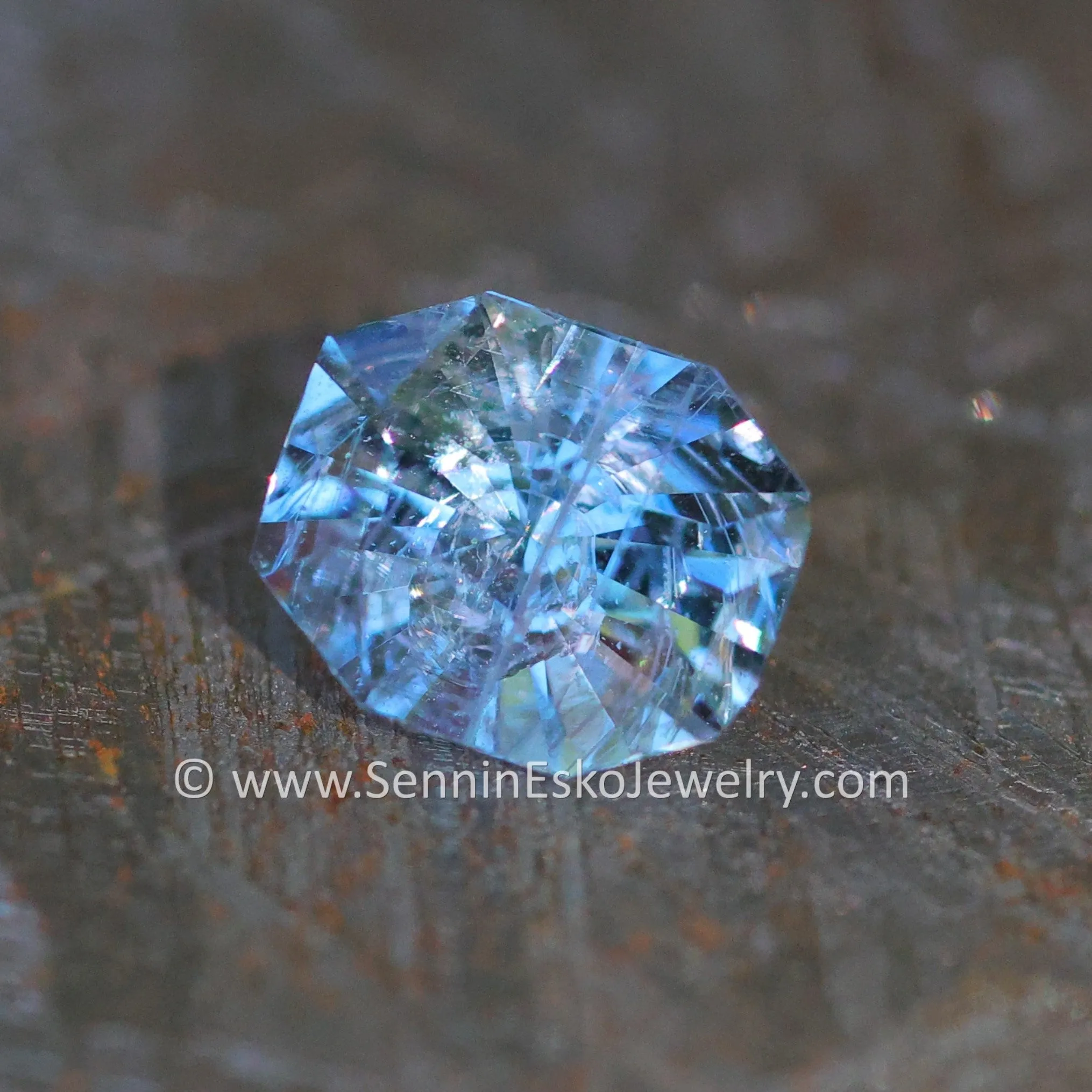 0.98ct Blue/Lilac & Gray Umba Sapphire Octagon, 6.2x5.1mm