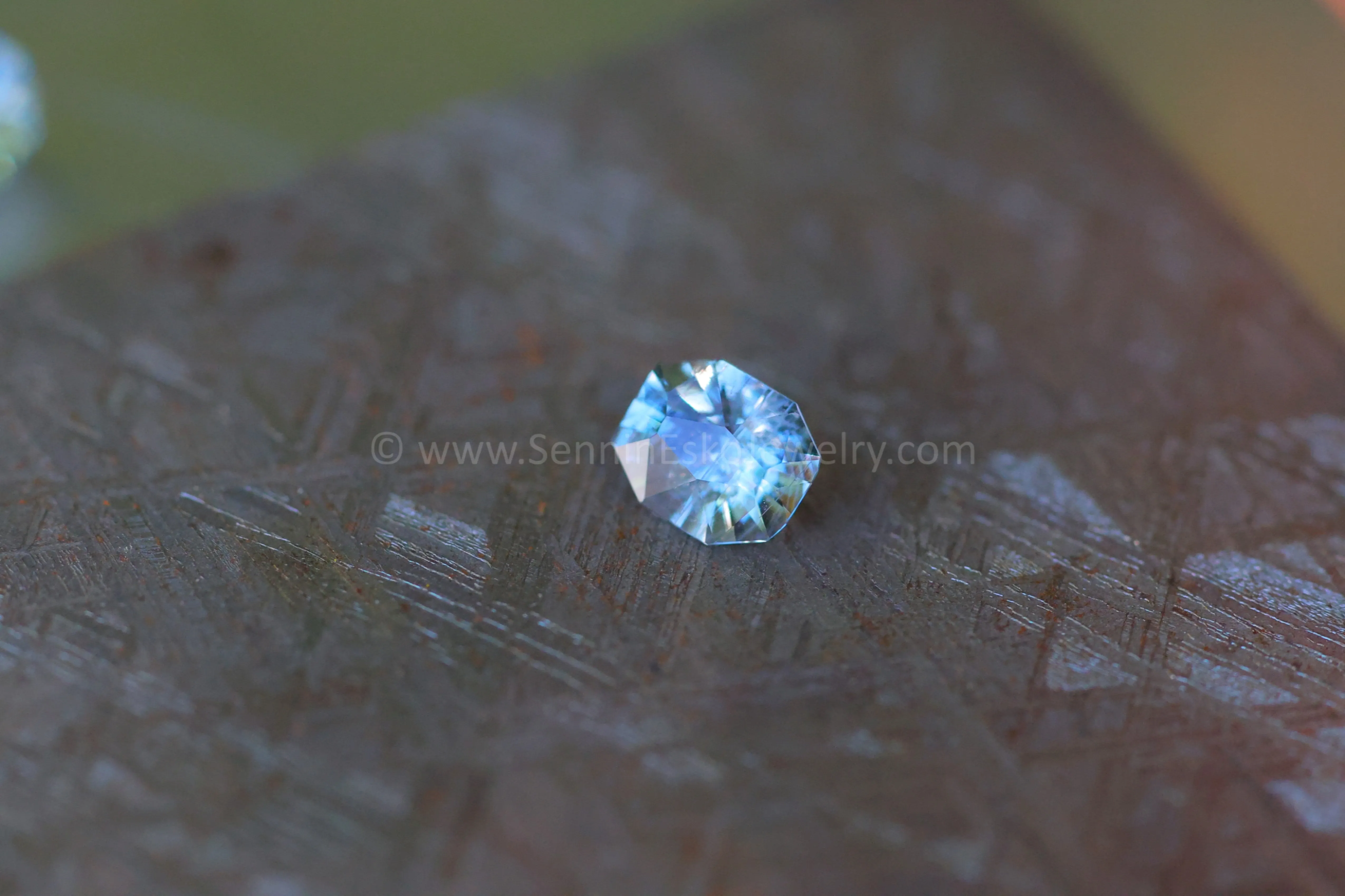 0.98ct Blue/Lilac & Gray Umba Sapphire Octagon, 6.2x5.1mm