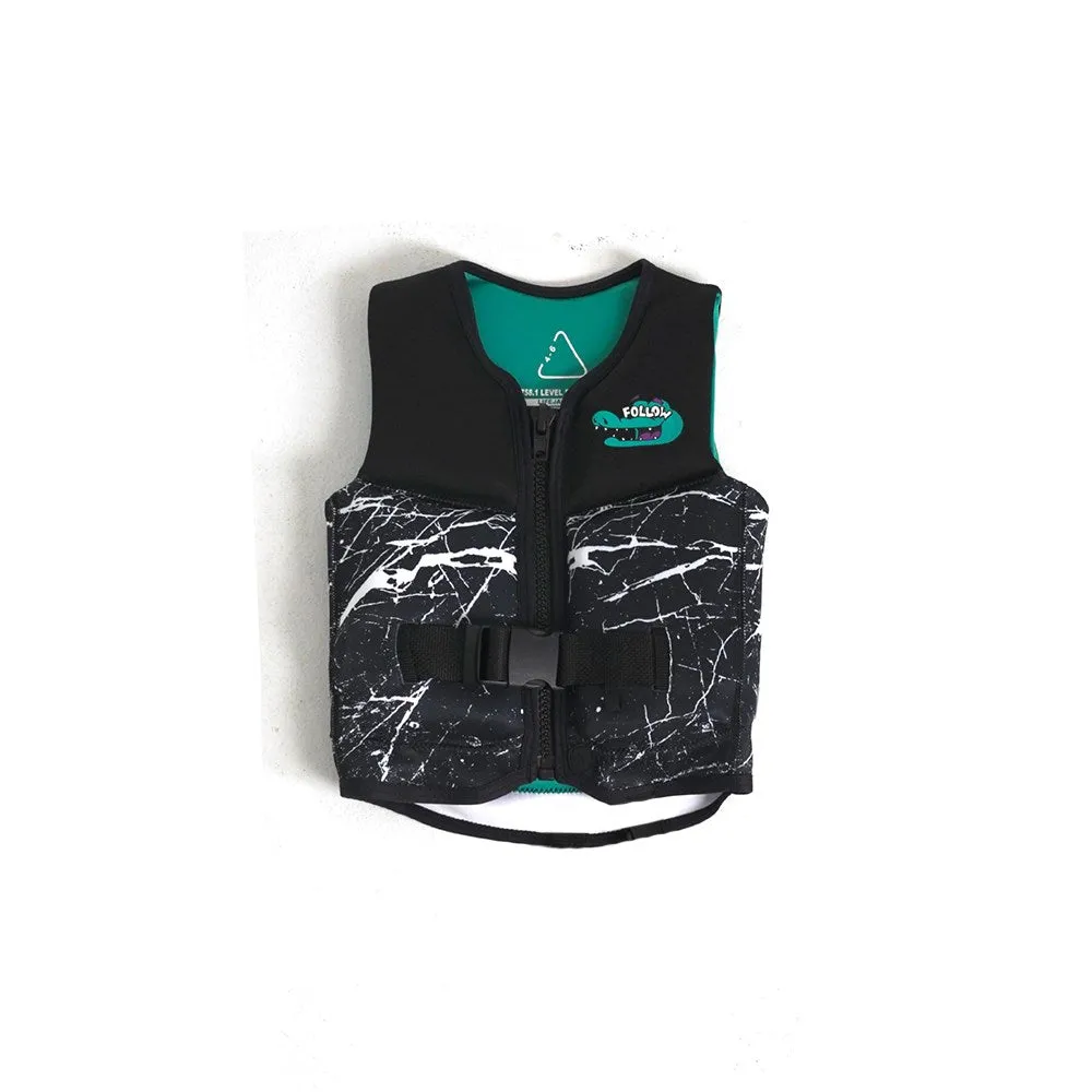 2024 Follow Grommy Jr Vest - Black/White