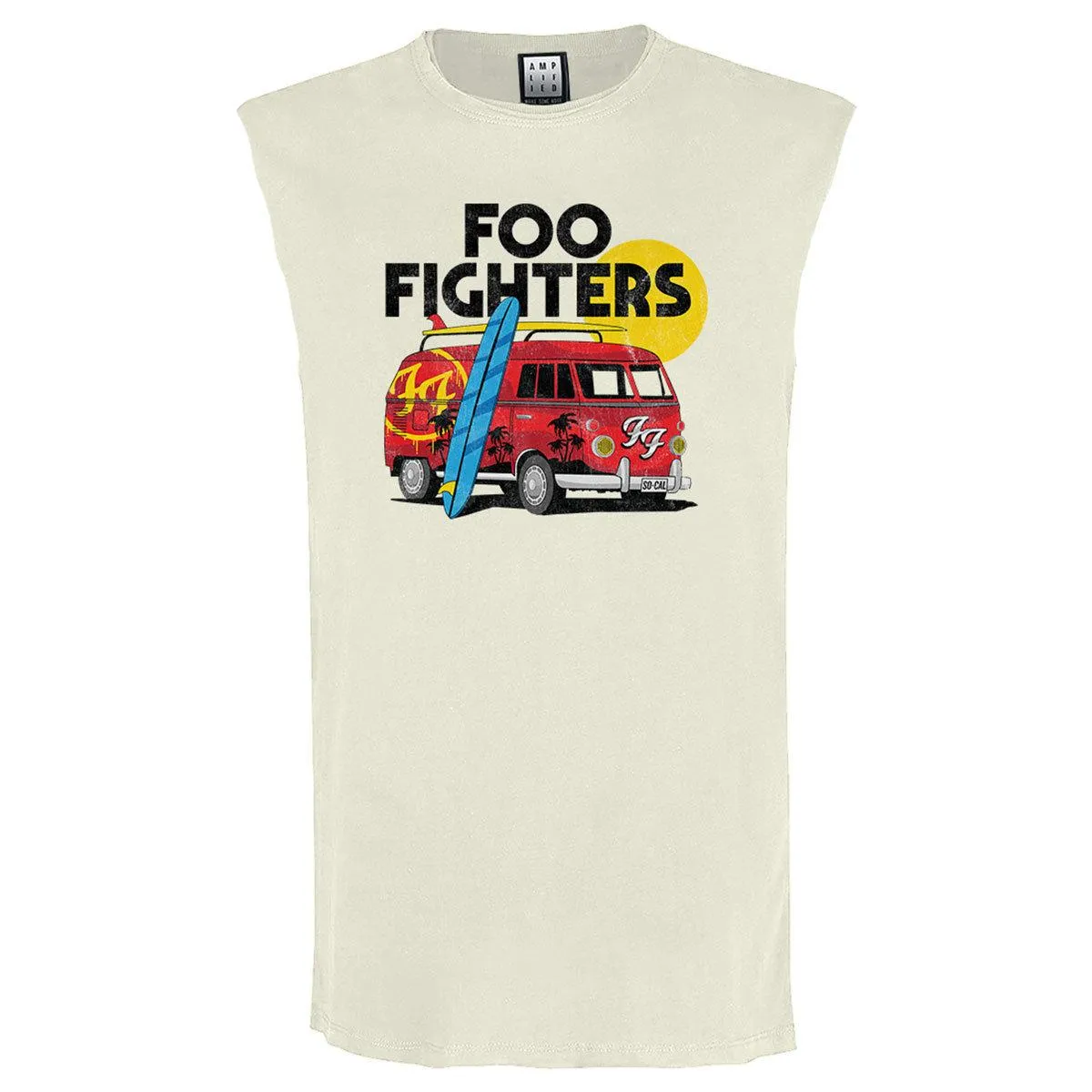 Amplified Mens Camper Van Foo Fighters Tank Top