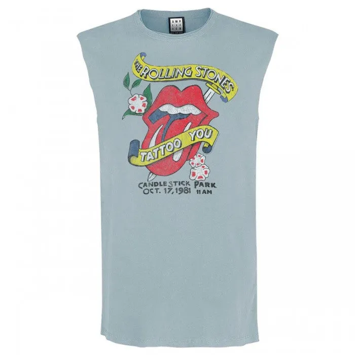 Amplified Unisex Adult Tattoo You The Rolling Stones Tank Top