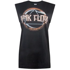 Amplified Womens/Ladies Pink Floyd On The Run Sleeveless T-Shirt