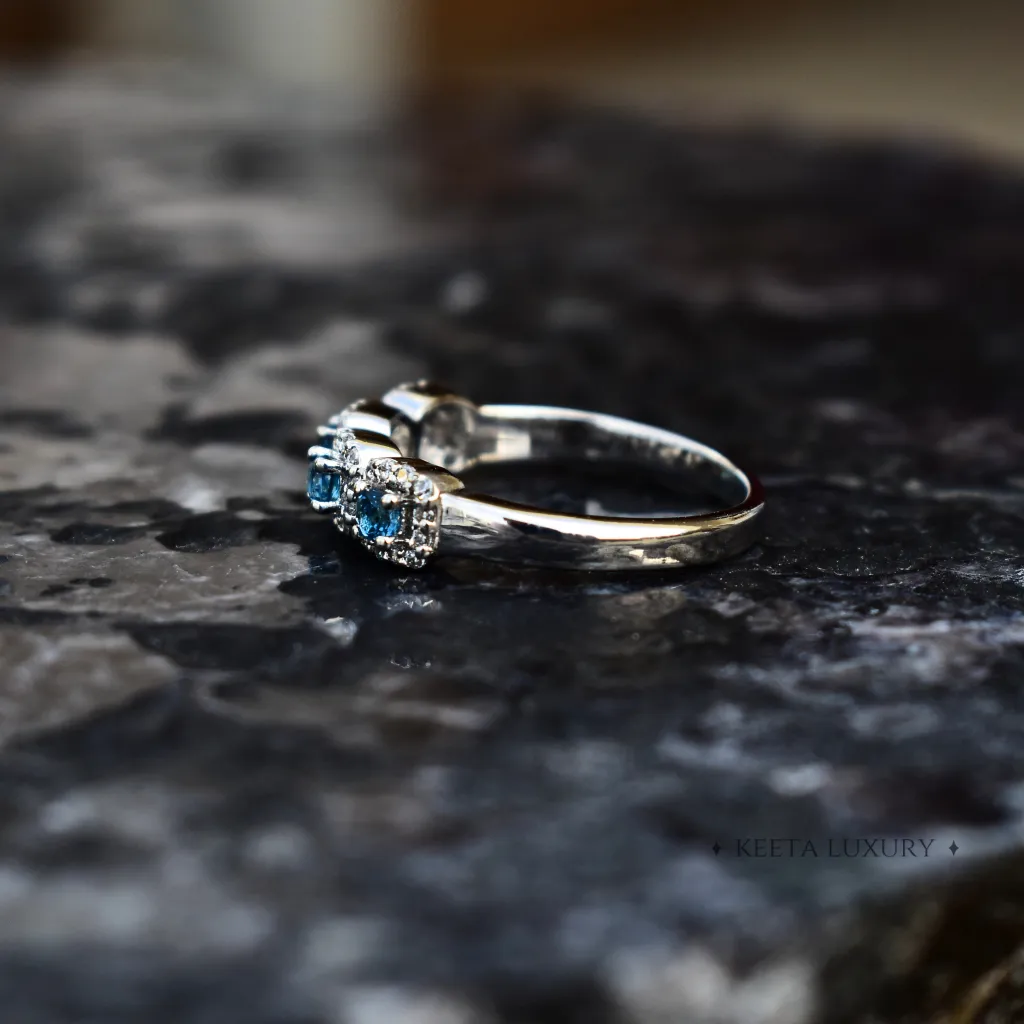 Blue Nile - Topaz Eternity Band