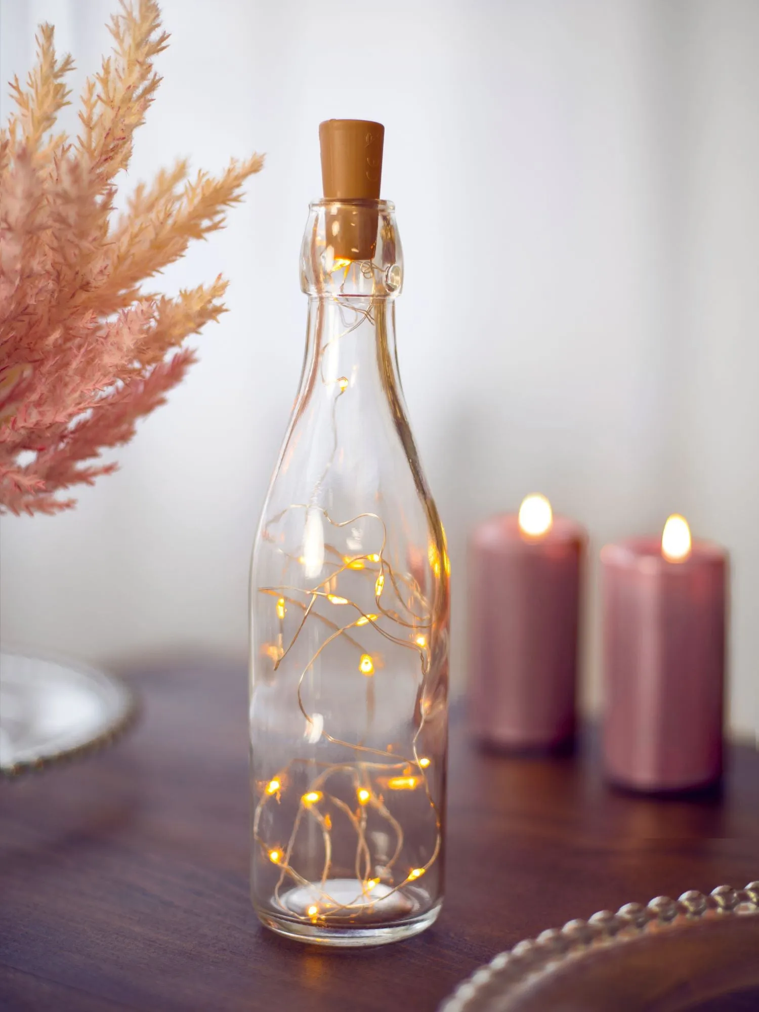 Bottle LED String Lights With Cork