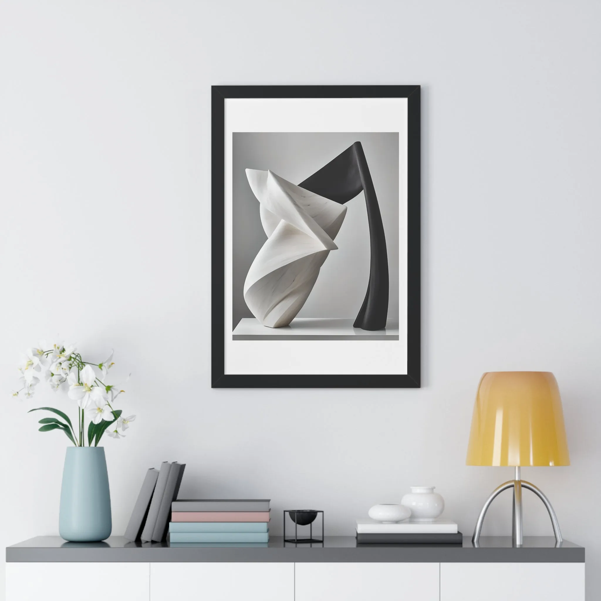 C o a l - Framed Vertical Poster