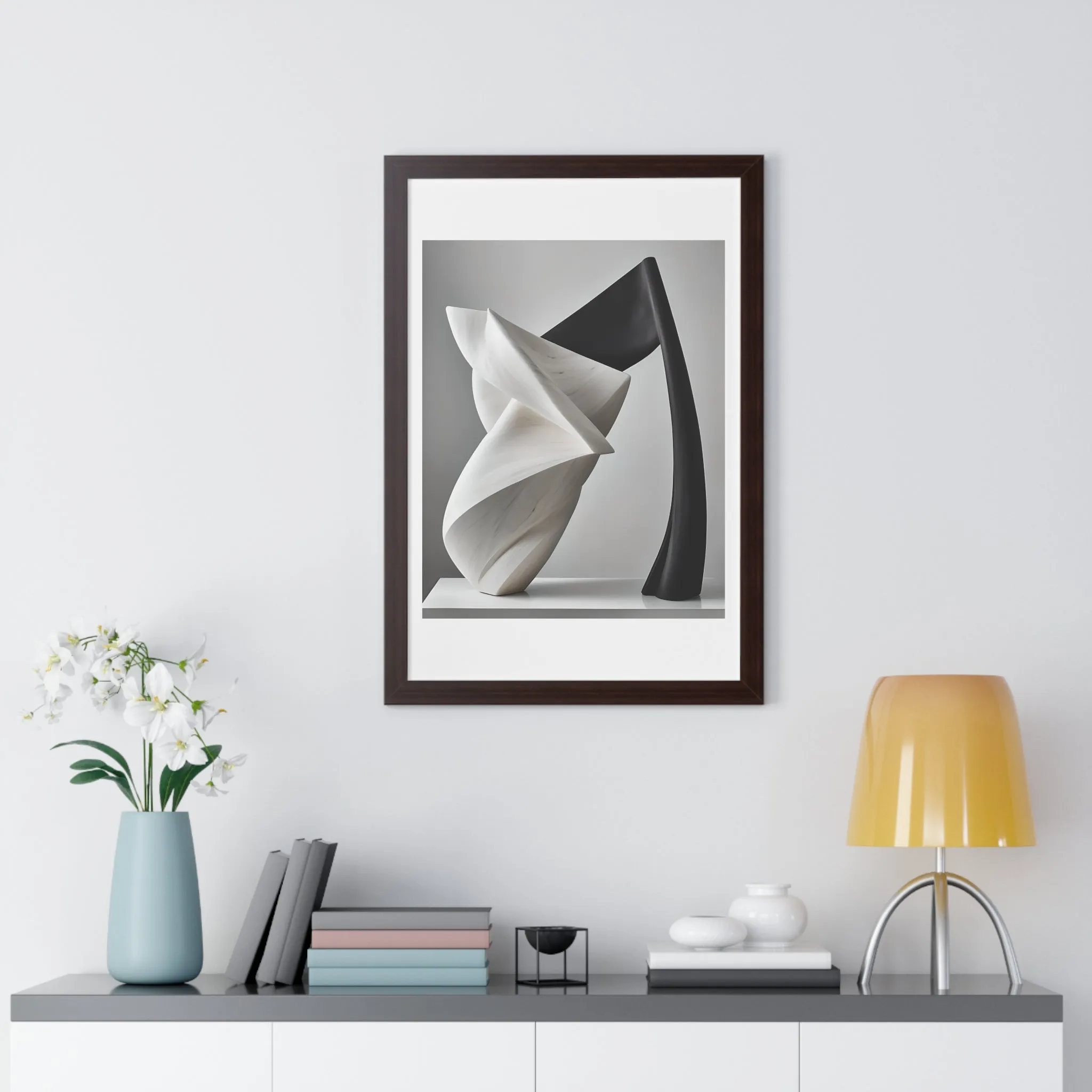 C o a l - Framed Vertical Poster