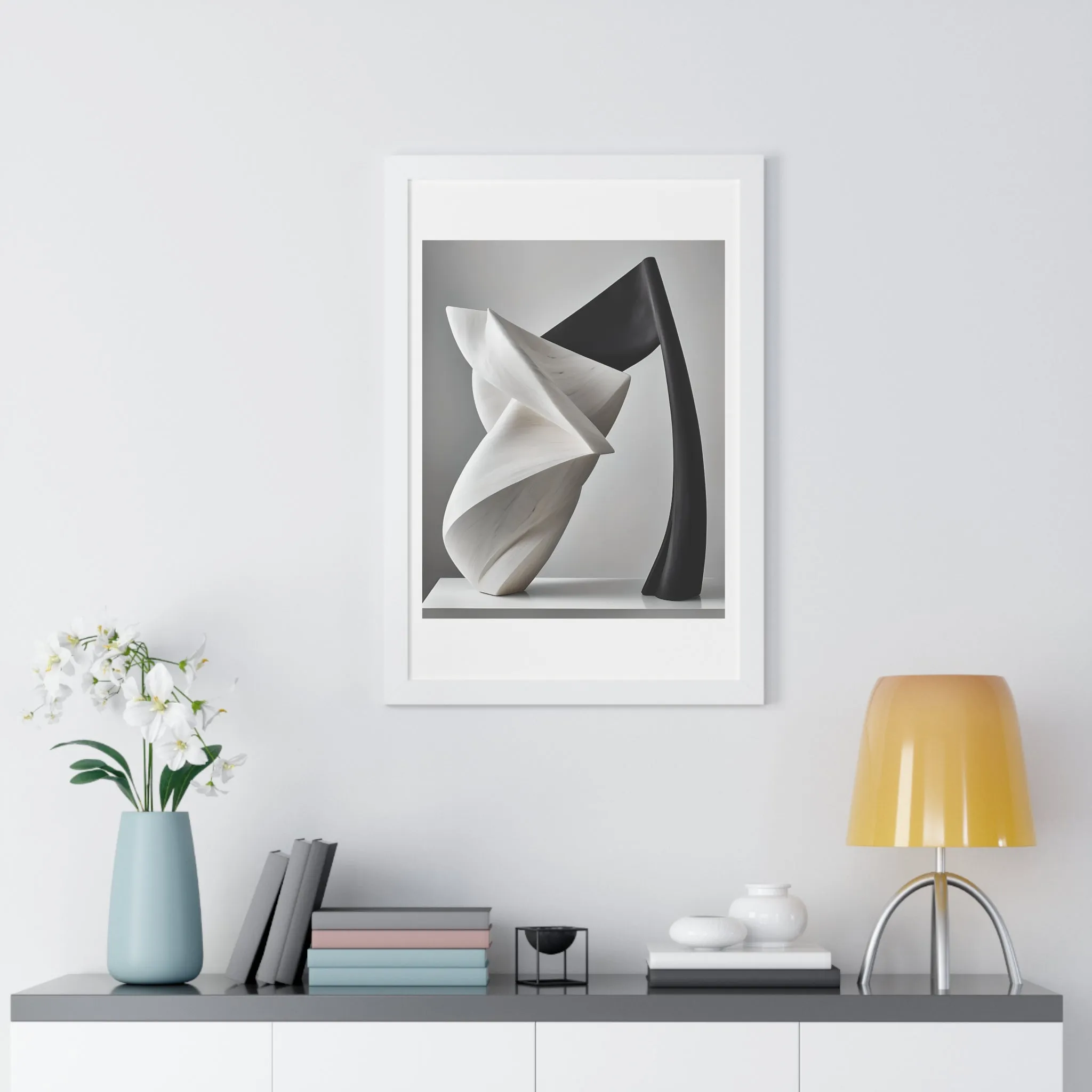 C o a l - Framed Vertical Poster