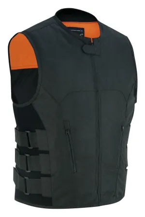 DS112BK Men's Textile Updated SWAT Team Style Vest