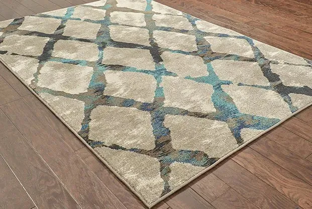 Highlands 6613A Grey Blue Rug