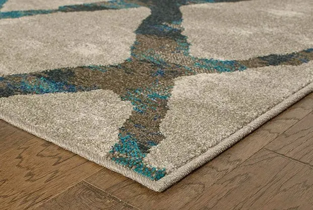 Highlands 6613A Grey Blue Rug