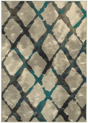 Highlands 6613A Grey Blue Rug