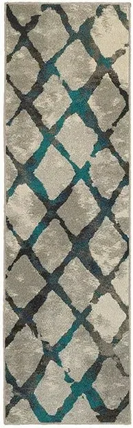 Highlands 6613A Grey Blue Rug