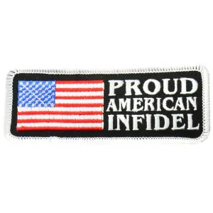 Hot Leathers PPL9226  American Infidel 4" x 2" Patch