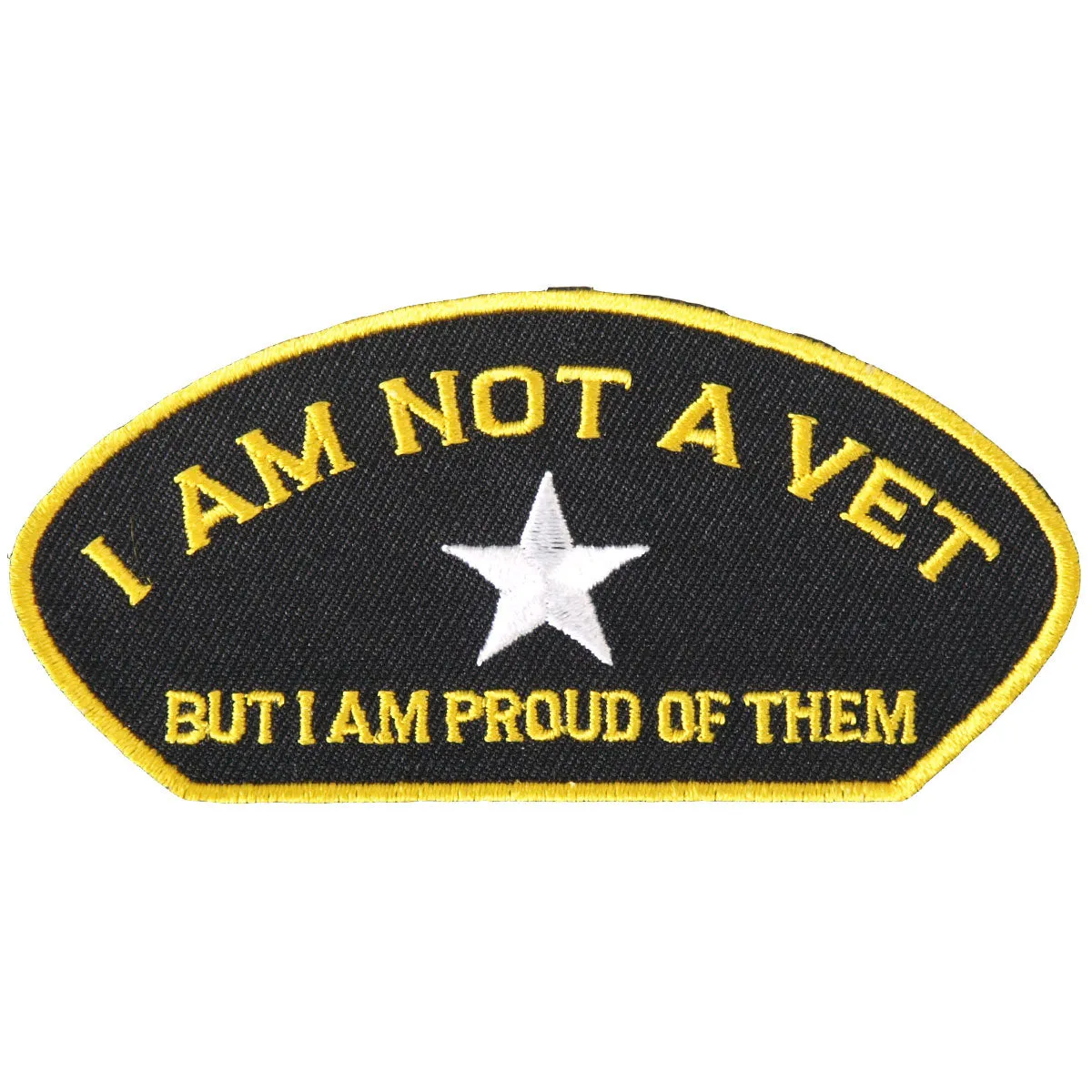 Hot Leathers PPL9319  Not a Vet 4" x 2" Patch