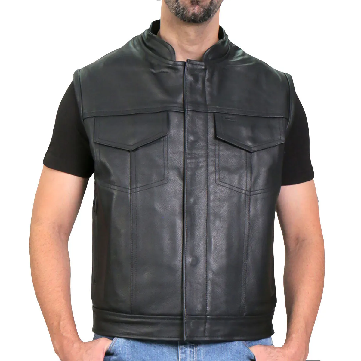 Hot Leathers VSM1057 Men’s Black 'Mexican Blanket' Conceal and Carry