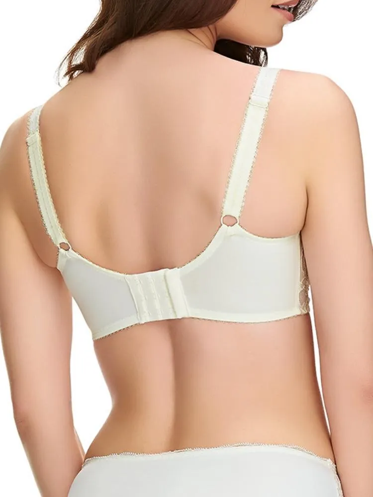 Jacqueline Lace Soft Cup Bra - Ivory