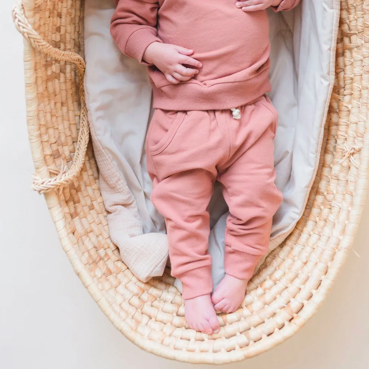 JBØRN Organic Cotton Baby Sweater & Joggers Set | Personalisable