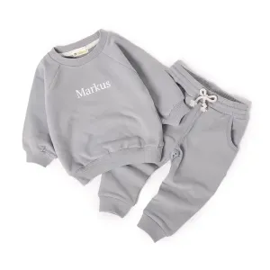 JBØRN Organic Cotton Baby Sweater & Joggers Set | Personalisable