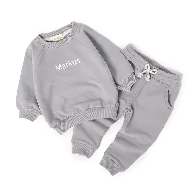 JBØRN Organic Cotton Baby Sweater & Joggers Set | Personalisable