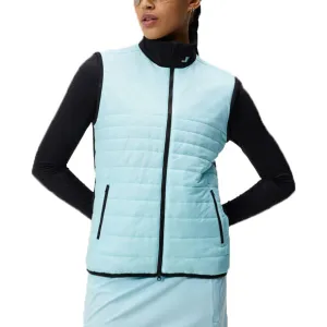 J.Lindeberg Women's Martina Quilt Hybrid Golf Vest - Atomizer