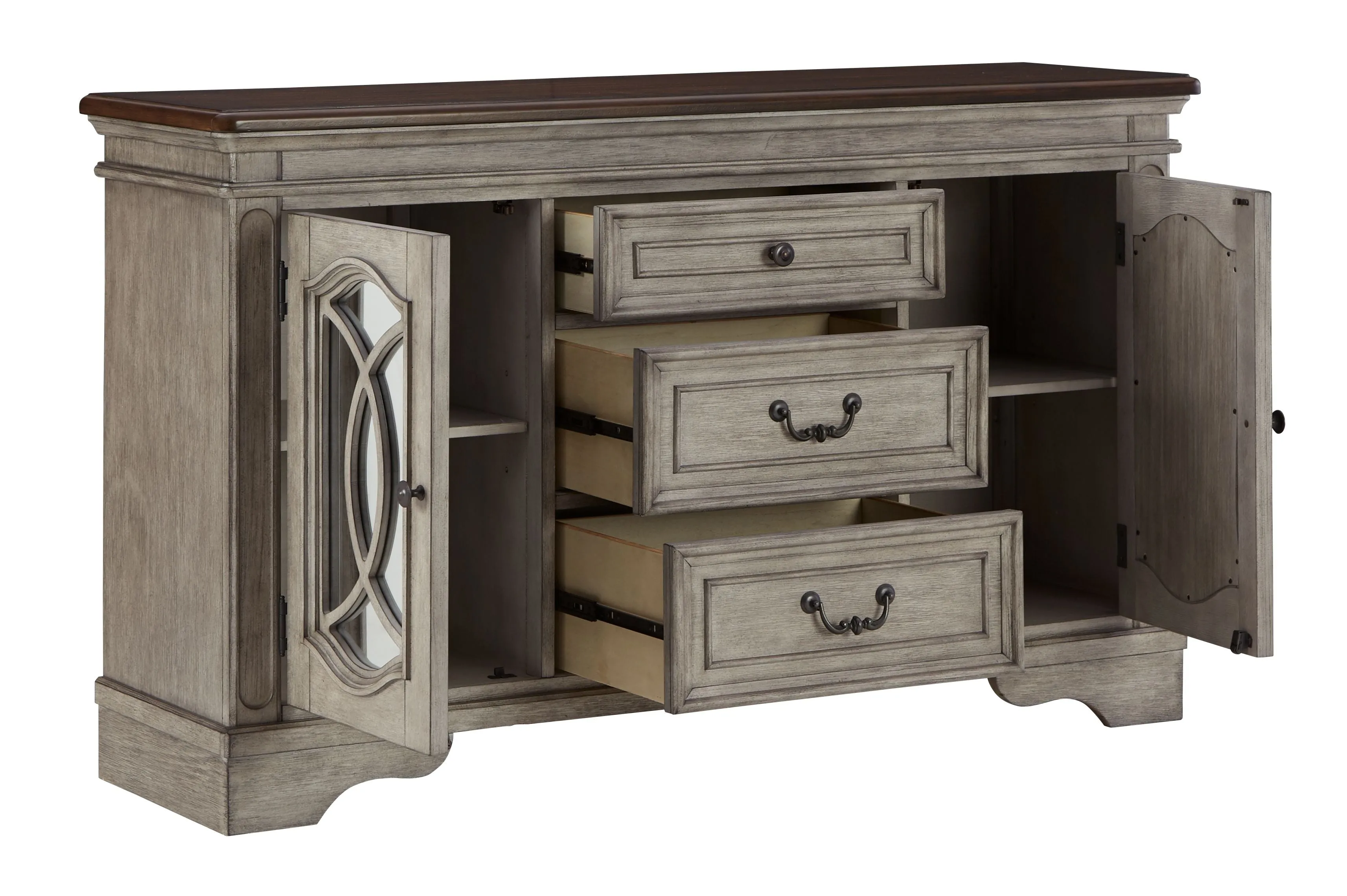 Lodenbay - Antique Gray - Dining Room Server