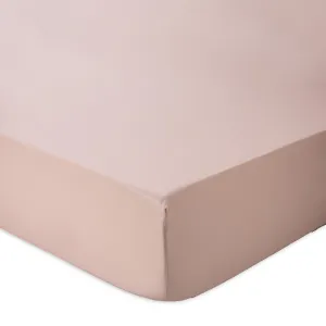 Marseille Fitted Sheet  [Powder Pink]