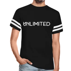 Mens T-Shirt, Unlimited Short Sleeve Vintage Sport Tee