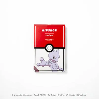 ＜ポケモン＞MEWTWO/ミュウツー アンダーパンツ　メンズ　ポリエステルタイプ