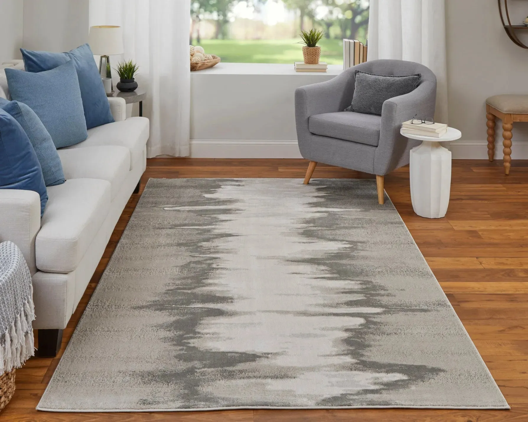 Micah 69439LQF Grey/Taupe Rug