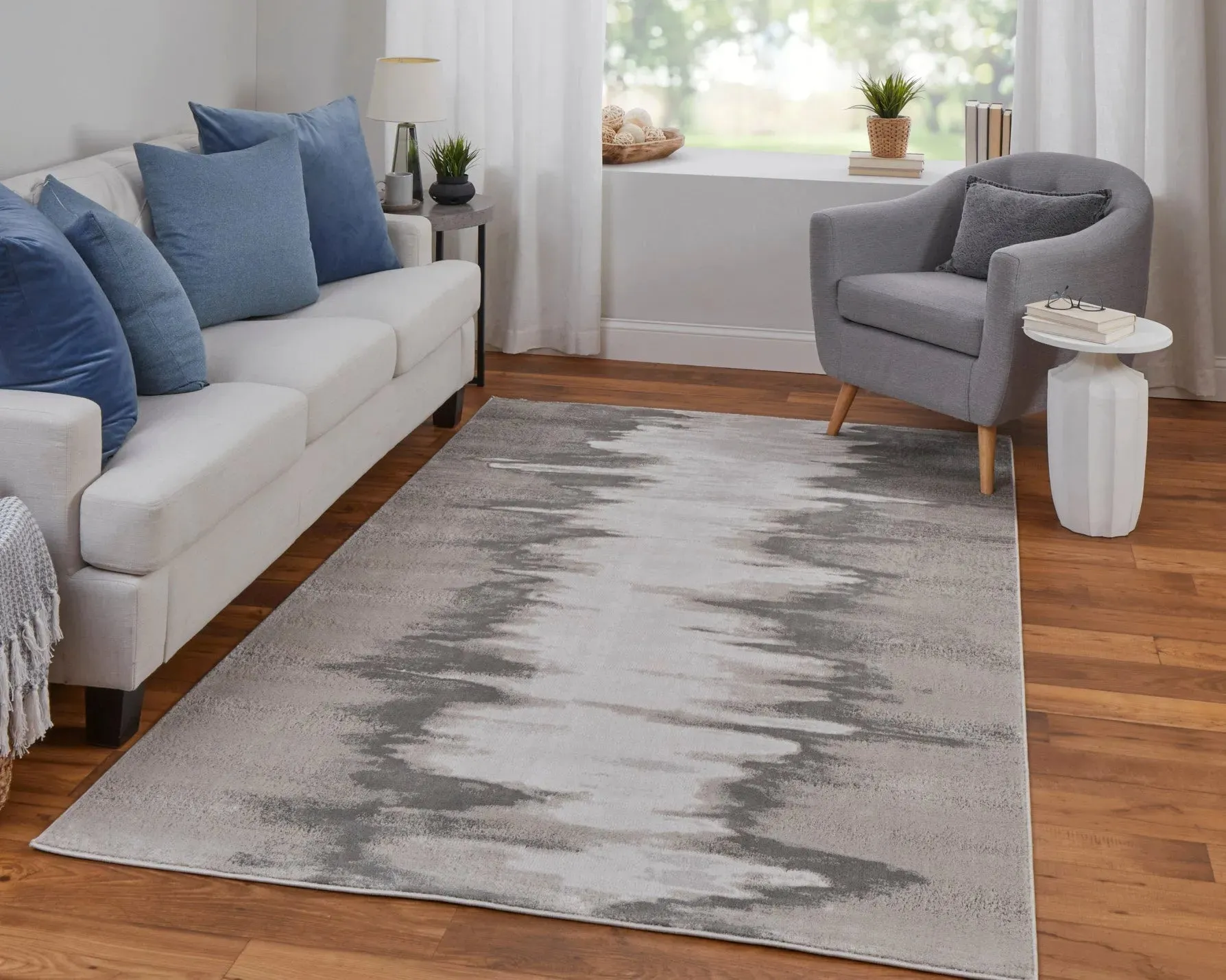 Micah 69439LQF Grey/Taupe Rug