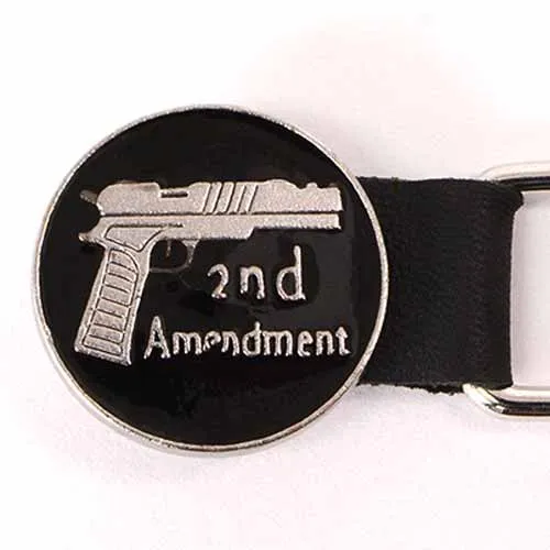 Milwaukee Leather 2nd Amendment Medallion Vest Extender - Double