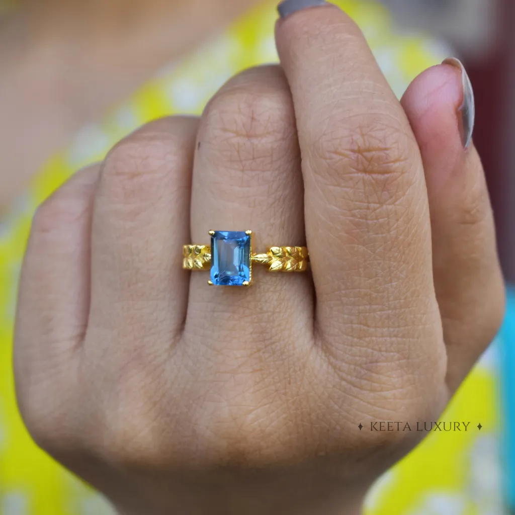 Nature's Blue - Topaz Ring