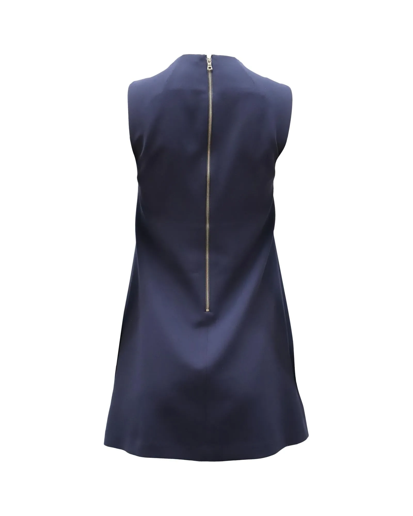 Navy Blue Sleeveless Sheath Dress by Alice   Olivia