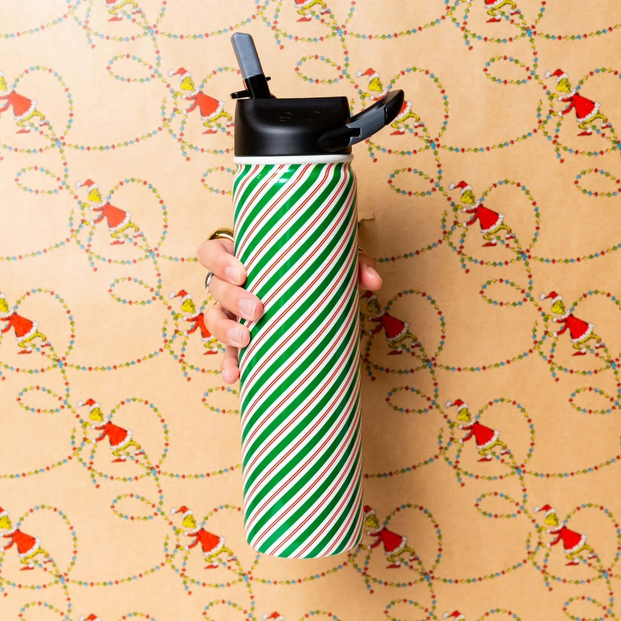 Peppermint Stick 27 oz. Water Bottle