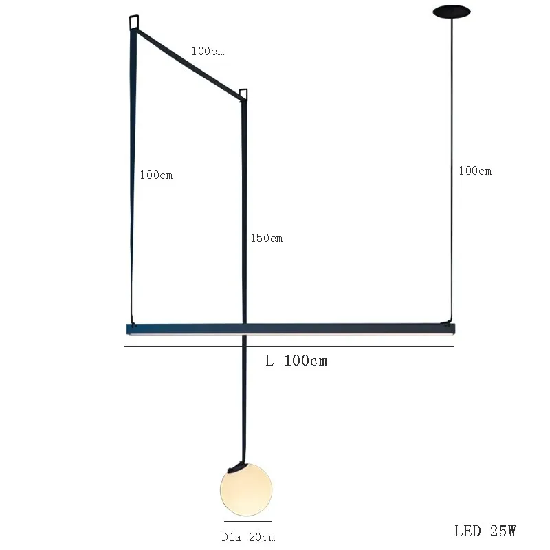 Privet Minimalist Style Light Luxury Modern Suspension