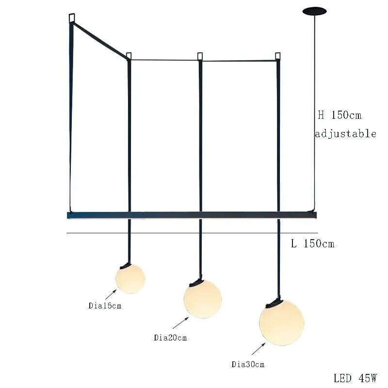 Privet Minimalist Style Light Luxury Modern Suspension