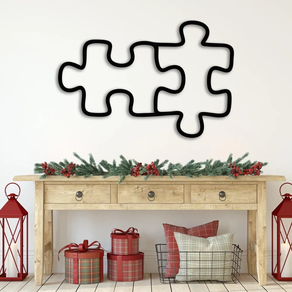 Puzzle Metal Wall Art