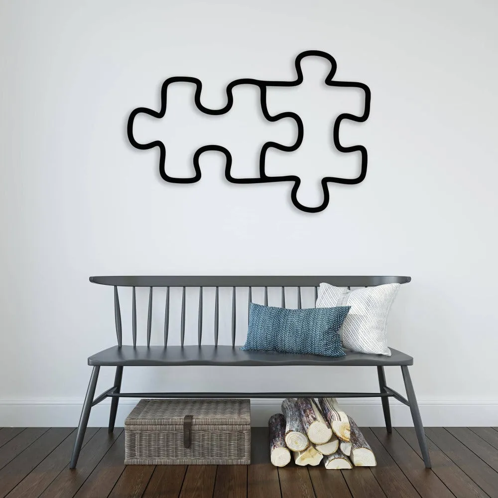 Puzzle Metal Wall Art