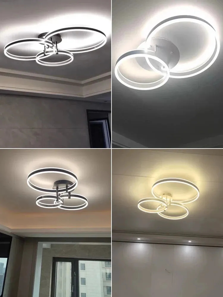 QIYI Allgie LED Acrylic Chandeliers Lighting