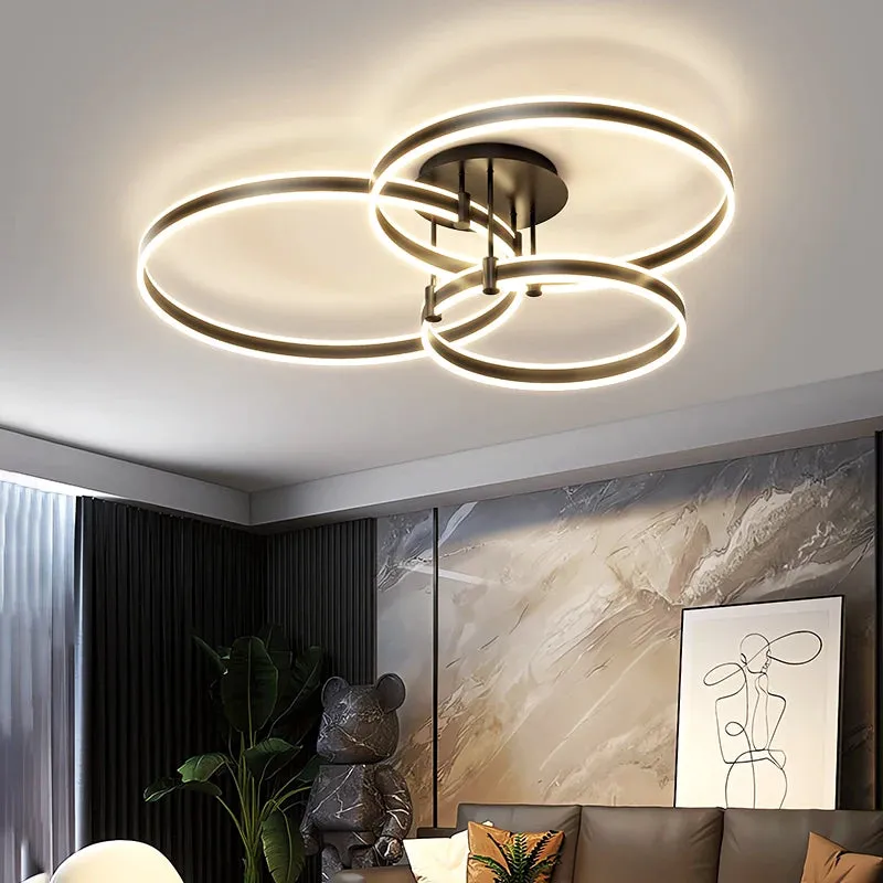 QIYI Allgie LED Acrylic Chandeliers Lighting