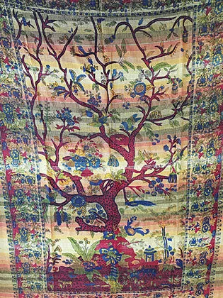 Queen Sized Tree of Life Tapestry