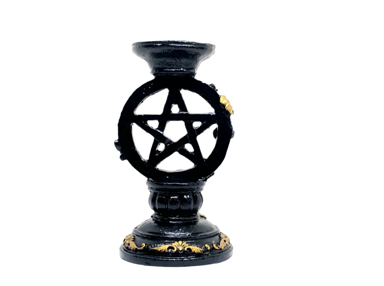 Resin Pentagram Crystal Sphere Holder