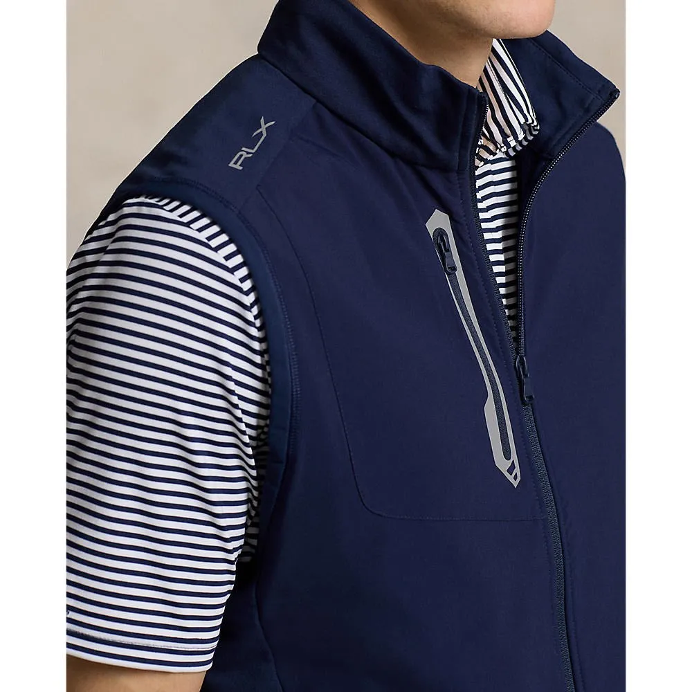 RLX Ralph Lauren Panelled Stretch Terry Golf Vest  - French Navy