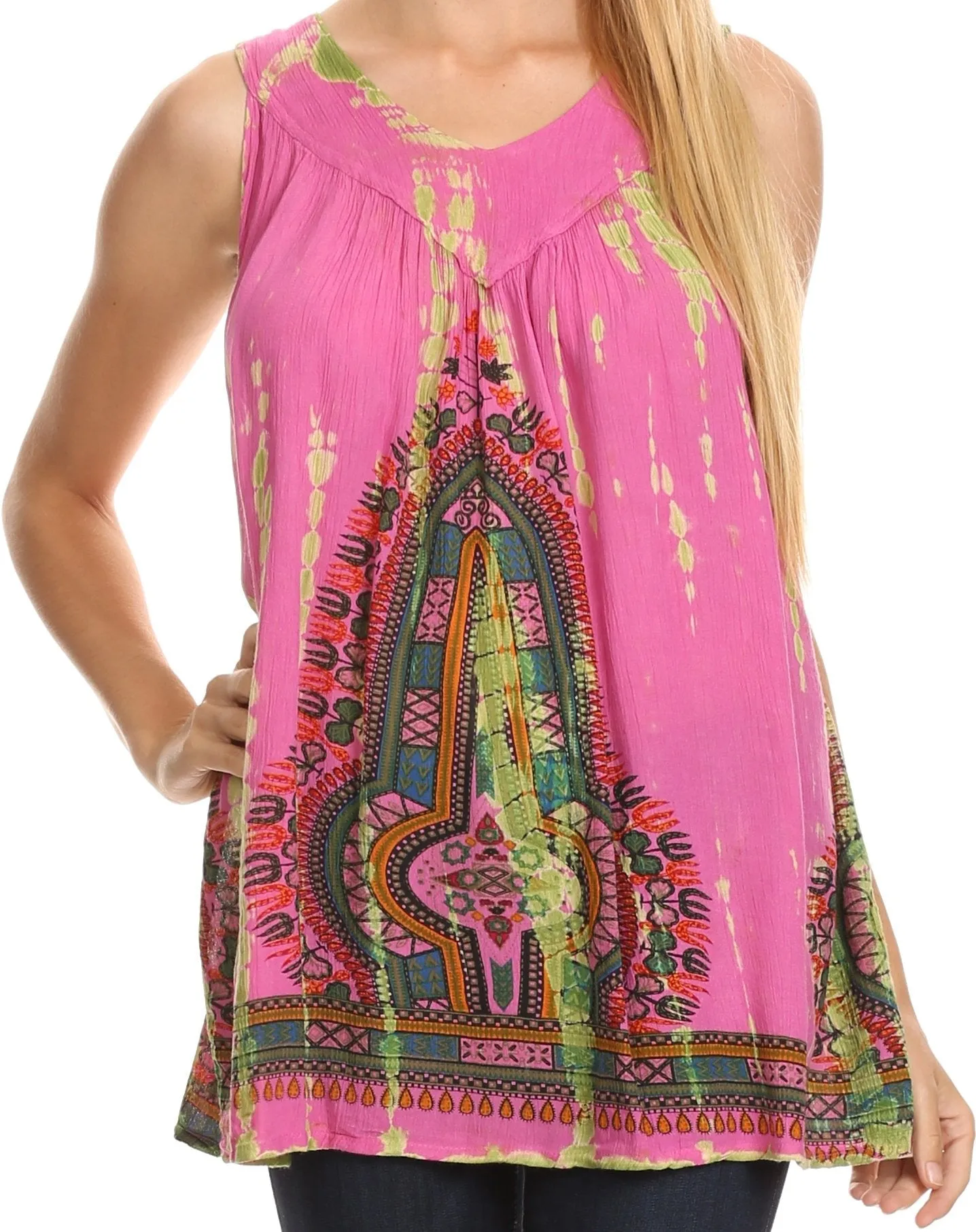 Sakkas Bohemian Spirit Relaxed Fit Blouse