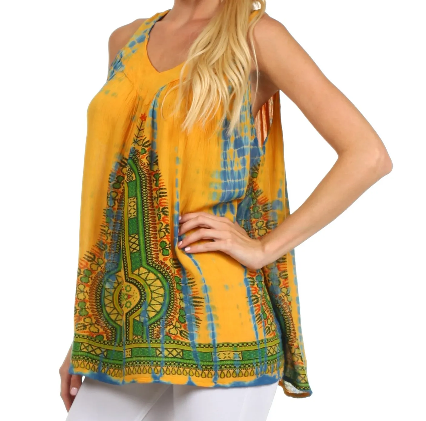 Sakkas Bohemian Spirit Relaxed Fit Blouse