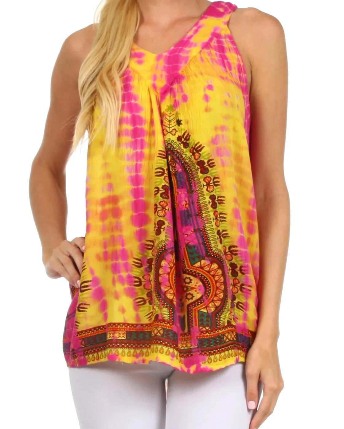 Sakkas Bohemian Spirit Relaxed Fit Blouse