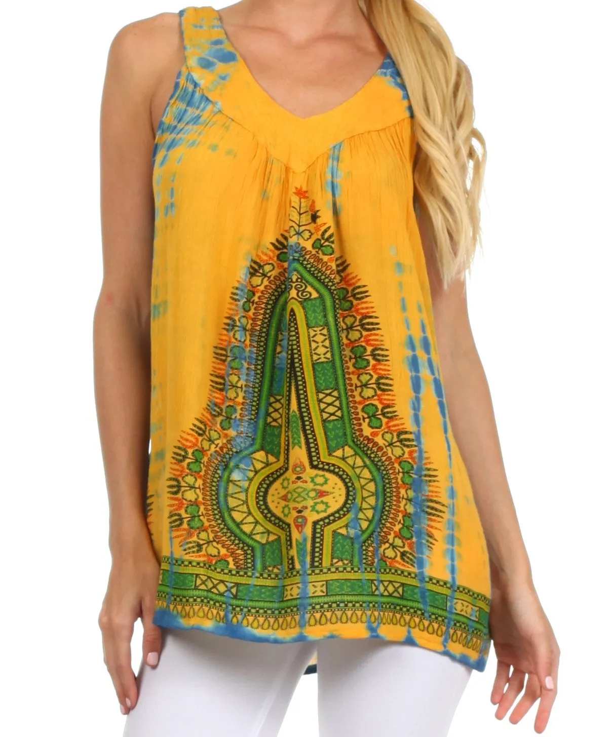 Sakkas Bohemian Spirit Relaxed Fit Blouse